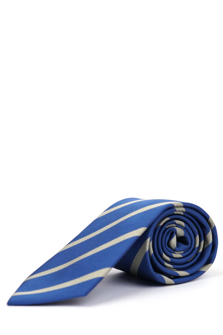 Ties - Silk Rich T-Pink Blue Stripes