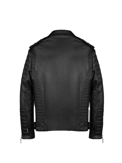 Men’s Vintage Black Biker Leather Jacket